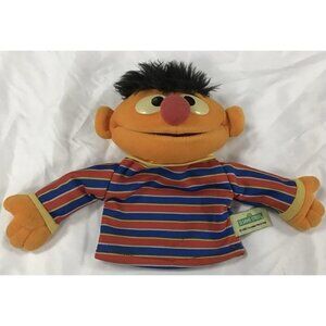 Sesame Street Earnie Hand Puppets GUNS 2003 Plush Toys